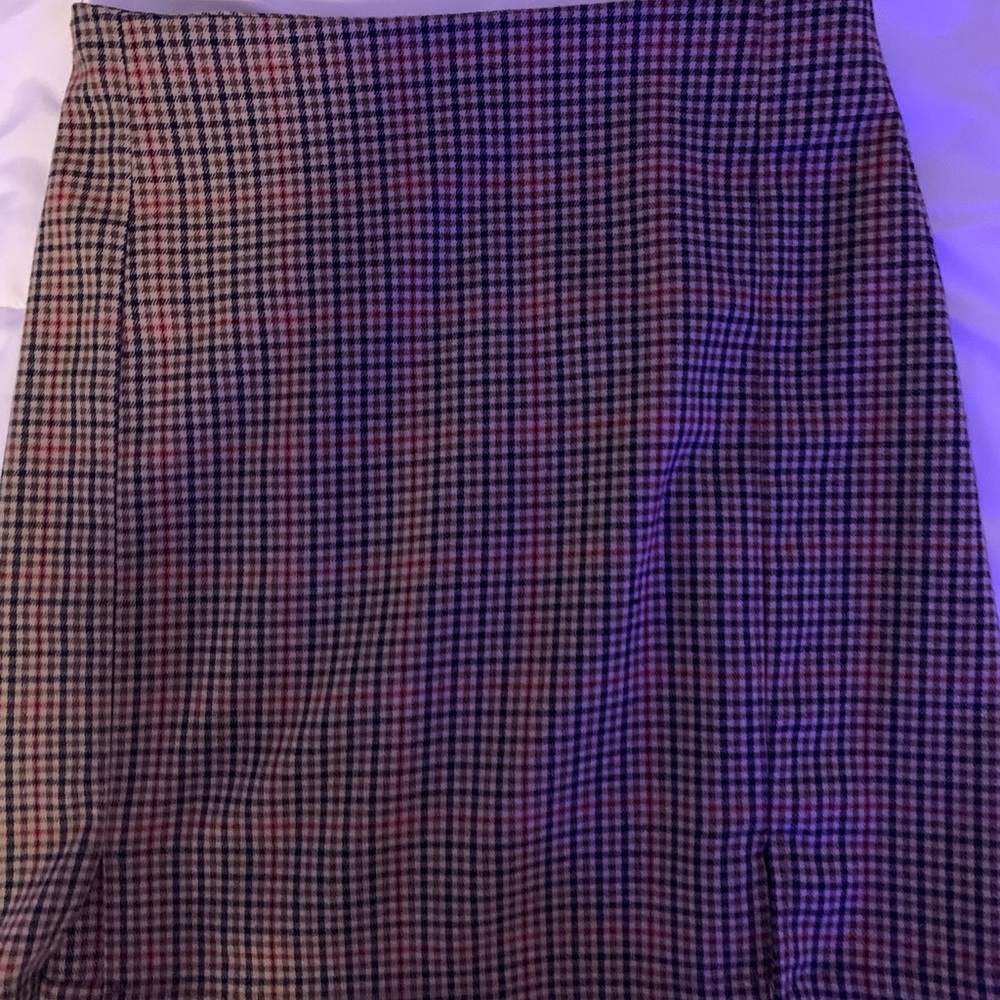 Skirt Plaid Small slit